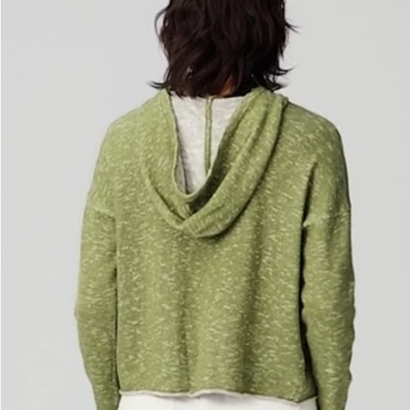 Eileen Fisher Olive Green Women's Hoodie - Picture 2 of 8